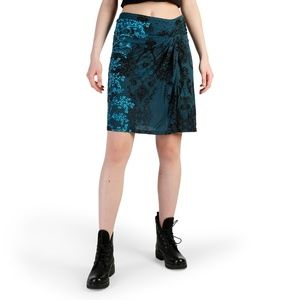 Desigual Designer Blue Floral Skirt